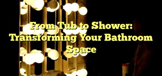 From Tub to Shower: Transforming Your Bathroom Space 